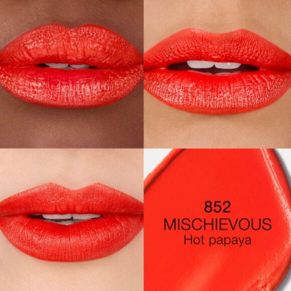 NARS Explicit Lipstick | 852 Mischievous (Hot papaya) | NEW MAKEUP - Picture 3 of 4
